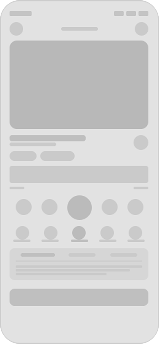 Low-fi wireframe: Music player
